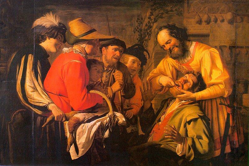 Gerrit van Honthorst The Tooth Puller